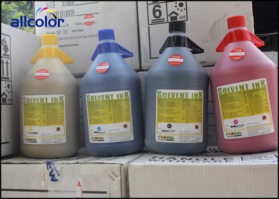 CMYK Spectra Polaris 15PL Tinta Pigmen, Tinta Format Lebar Pelarut Dasar