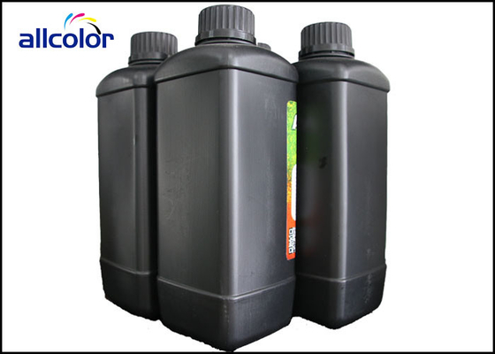 Tinta LED UV Fleksibel Gratis VOC Kompatibel dengan Epson DX5 Printhead Dengan Daya Rekat Sangat Baik